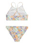 Abercrombie & Fitch Bikini pastelno zelena / lila / pastelno oranžna / bela - Pepit.si