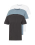 Abercrombie & Fitch T-Shirt opal / antracit / bela - Pepit.si