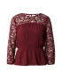 ABOUT YOU Bluza 'Fiona' bordo - Pepit.si