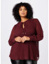 ABOUT YOU Curvy Bluza 'Charlie' bordo - Pepit.si