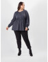 ABOUT YOU Curvy Bluza 'Ronja' grafit / črna - Pepit.si