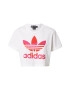 ADIDAS ORIGINALS Majica bela / brusnica - Pepit.si