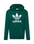 ADIDAS ORIGINALS Majica bela / temno zelena - Pepit.si