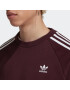 ADIDAS ORIGINALS Majica bordo / bela - Pepit.si