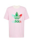 ADIDAS ORIGINALS Majica kremna / travnato zelena / roza / rdeča - Pepit.si