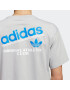 ADIDAS ORIGINALS Majica modra / siva / bela - Pepit.si