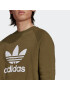 ADIDAS ORIGINALS Majica oliva / bela - Pepit.si