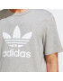 ADIDAS ORIGINALS Majica pegasto siva / bela - Pepit.si