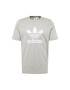 ADIDAS ORIGINALS Majica pegasto siva / bela - Pepit.si