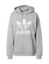 ADIDAS ORIGINALS Majica pegasto siva / bela - Pepit.si