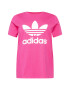 ADIDAS ORIGINALS Majica roza / bela - Pepit.si