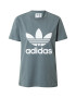 ADIDAS ORIGINALS Majica siva / bela - Pepit.si