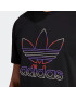 ADIDAS ORIGINALS Majica siva / lila / korala / črna - Pepit.si