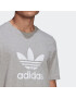 ADIDAS ORIGINALS Majica svetlo siva / bela - Pepit.si