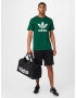 ADIDAS ORIGINALS Majica temno zelena / bela - Pepit.si