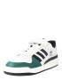 ADIDAS ORIGINALS Nizke superge 'FORUM' bela / črna / temno zelena / volneno bela - Pepit.si