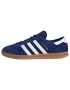 ADIDAS ORIGINALS Nizke superge 'Hamburg' bela / temno modra - Pepit.si