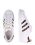 ADIDAS ORIGINALS Nizke superge 'Superstar' konjak / temno rjava / bela - Pepit.si