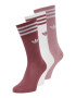 ADIDAS ORIGINALS Nogavice bela / staro roza / burgund - Pepit.si