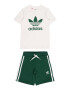 ADIDAS ORIGINALS Trenirka za tek temno zelena / volneno bela - Pepit.si