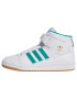 ADIDAS ORIGINALS Visoke superge bela / petrol / zlata - Pepit.si