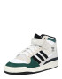 ADIDAS ORIGINALS Visoke superge 'FORUM' bela / temno zelena / siva / črna - Pepit.si