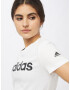 ADIDAS SPORTSWEAR Funkcionalna majica črna / bela - Pepit.si