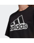 ADIDAS SPORTSWEAR Funkcionalna majica črna / bela - Pepit.si