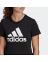 ADIDAS SPORTSWEAR Funkcionalna majica črna / bela - Pepit.si