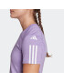 ADIDAS PERFORMANCE Funkcionalna majica lila / bela - Pepit.si