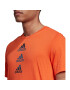 ADIDAS SPORTSWEAR Funkcionalna majica siva / oranžna - Pepit.si