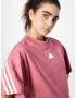 ADIDAS SPORTSWEAR Funkcionalna majica staro roza / bela - Pepit.si