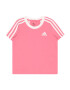 ADIDAS SPORTSWEAR Funkcionalna majica svetlo roza / bela - Pepit.si