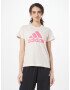 ADIDAS SPORTSWEAR Funkcionalna majica svetlo roza / bela - Pepit.si