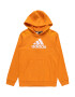 ADIDAS PERFORMANCE Športna majica bela / mandarina - Pepit.si