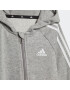 ADIDAS PERFORMANCE Športna trenirka pegasto siva / bela - Pepit.si