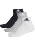 ADIDAS PERFORMANCE Športne nogavice 'Light Ankle Essentials' svetlo siva / črna / bela - Pepit.si