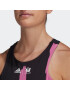 ADIDAS SPORTSWEAR Športni top 'Thebe Magugu' fuksija / črna / bela - Pepit.si