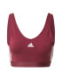 ADIDAS SPORTSWEAR Športni top bordo / bela - Pepit.si