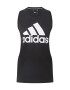 ADIDAS SPORTSWEAR Športni top črna / bela - Pepit.si