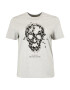 AllSaints Majica 'OMNIA SKULL BOYFRIEND' temno siva / pegasto siva / črna - Pepit.si