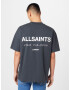 AllSaints Majica 'UNDERGROUND' golobje modra - Pepit.si