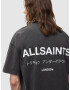 AllSaints Majica 'Underground' antracit / bela - Pepit.si