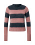 AllSaints Pullover 'Lou' petrol / svetlo roza - Pepit.si