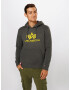 ALPHA INDUSTRIES Majica 'Basic Hoody' rumena / grafit - Pepit.si