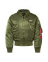 ALPHA INDUSTRIES Prehodna jakna 'CWU 45' oliva / rdeča / bela - Pepit.si