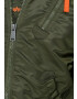 ALPHA INDUSTRIES Prehodna jakna 'Falcon II' temno zelena / oranžna - Pepit.si