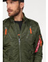 ALPHA INDUSTRIES Prehodna jakna 'Falcon II' temno zelena / oranžna - Pepit.si