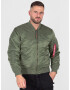 ALPHA INDUSTRIES Prehodna jakna 'MA-1 VF 59' rjava / temno zelena / rdeča - Pepit.si