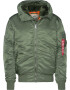 ALPHA INDUSTRIES Prehodna jakna 'MA-1 W.O.' oliva - Pepit.si